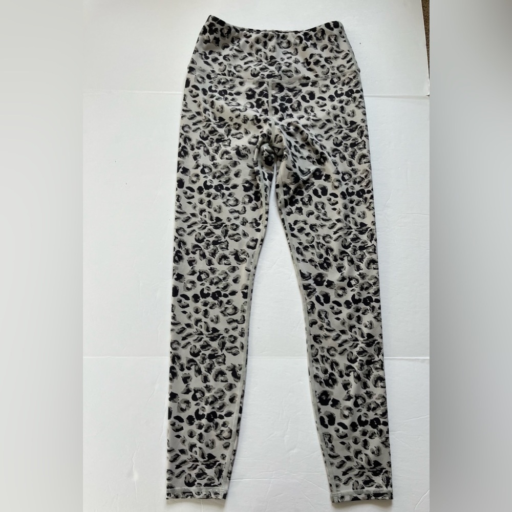 Varley Animal Print Gray Leggings Size Small